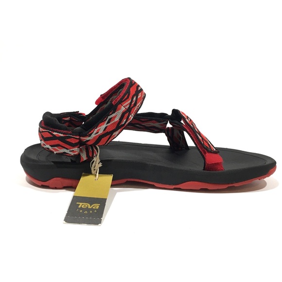 TEVA HURRICANE XLT 2 SPORT SANDALS -RED / BLACK -YOUTH US 6 /WOMEN’S US 8 -NEW - Picture 2 of 8